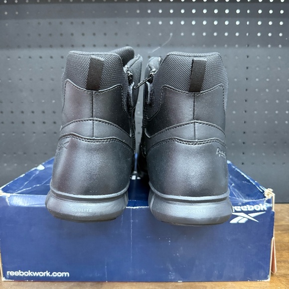 New W/ Box! Men's Reebok Sublite Cushion Tactical 6'' Side Zipper Boots Size 16 - Picture 4 of 5